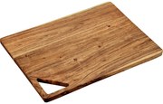 Kesper 29142 Deska do krojenia i serwowania z drewna akacjowego 40 x 30 x 1,7 cm, L