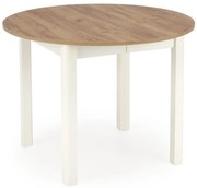 Stół jadalniany CALMIO dąb craft/biały