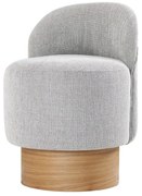 Taboret Barren Pouf Grey