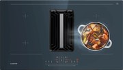 Klarstein AirJet 90cm 4 Strefy Gotowania Płyta Indukcyjna z Okapem Antracyt