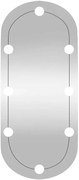 Lustro owalne z lampkami LED 60x30 cm Z4-A39