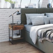 Szafka nocna drewno antyczne 43.5x43.5x66 fyrk