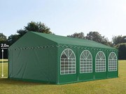 TOOLPORT 5x8 Namiot imprezowy, PVC 800, ciemnozielony - (5097)