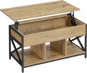 Stolik kawowy TAYLOR ARTISAN z wysuwaną deską 100x50 cm