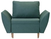 Fotel ALI z funkcją spania Turkusowy