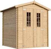 Drewniany domek ogrodowy z podłogą - 2,82 m² / 186x196xH224 cm - M320C+M320G