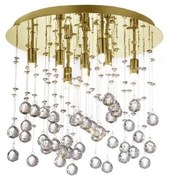 Ideal Lux-LED Lampa sufitowa kryształowa MOONLIGHT 8xG9/3W/230V śr. 40 cm złoty