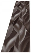 Dywan nowoczesny Plus wstęgi brązowy 80 cm x 300 cm
