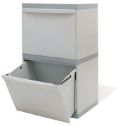 Zestaw koszy na śmieci segregowane EKOMODUL, 2x 30 l