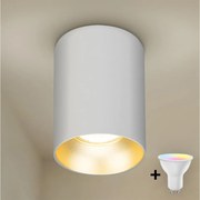 Brilagi - LED RGBW ściemniana oprawa punktowa TRINE 1xGU10/6W/230V biały/złoty