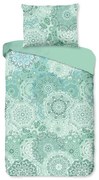 Zielona bawełniana pościel dwuosobowa Bonami Selection Mandala, 200x220 cm