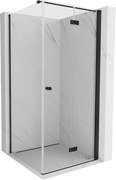 Mexen Mist-F kabina prysznicowa składana prawa 120 x 120 cm, transparent, czarna - 8A6T-120-120-70-00-P