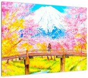 Obraz - Malowana para, akwarela (70x50 cm)