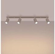 Brilagi - Oświetlenie punktowe CRESTO 4xGU10/10W/230V taupe