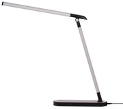 Czarno-srebrna lampka biurkowa LED - 5X A362 R7-B67