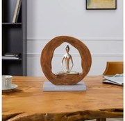 Eglo 427414 - Dekoracja KEMAMAN 27,2x28,5 cm drewno/żywica