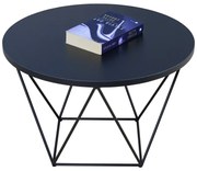 Czarny stolik kawowy w stylu loft L2-Z26