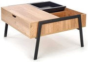Kwadratowa ława ze schowkiem P0-B45