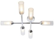 Endon 95045 - Żyrandol łazienkowy natynkowy NATORI 6xG9/3W/230V IP44 chrom błyszczący