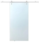 Naścienne drzwi przesuwne CLEAVER — 205 × 93 cm (wys. × szer.) — szkło hartowane