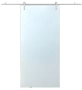 Naścienne drzwi przesuwne CLEAVER — 205 × 93 cm (wys. × szer.) — szkło hartowane