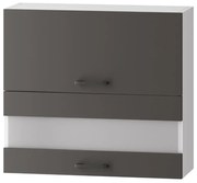 Szafka kuchenna wisząca 80 CLARA WS80GRF/2 SP szara grafit STOLKAR