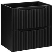 Czarna szafka łazienkowa z szufladami F9-K16
