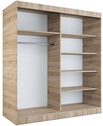 Korpus szafy MODUO COMFORT 180 dąb sonoma MKPOL