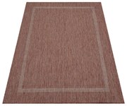 Dywan zewnętrzny Relax ramka czerwony 60 cm x 100 cm