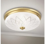 Orion DL 7-791/37 - Plafon PORTO 2xE27/40W/230V śr. 37 cm złoty