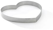 De Buyer 3099.52 perforowana rama do ciast Serce 18 cm, stal nierdzewna