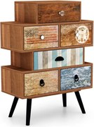 Komoda MEZO 60 KM-2 wielokolorowa HALMAR