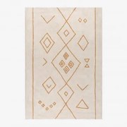 Prostokątny Dywan Bawełniany Alka 310 X 205 Cm - Sklum