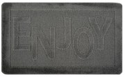 Antracytowy dywanik łazienkowy 60x100 cm Enjoy – Foutastic