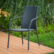 Krzesło ogrodowe Etienne czarny PATIO