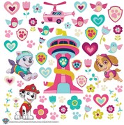 Dekoracja samoprzylepna Paw Patrol Be Happy, 30 x 30 cm