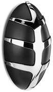 Czarny/w kolorze srebra z połyskiem ścienny plastikowy haczyk Bug – Spinder Design