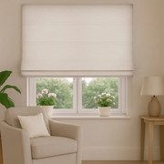 Roleta rzymska na wymiar Enjoy ivory miękka gruba - do 140 cm