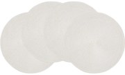Altom Podkładka Straw biały, śr. 38 cm, zestaw 4 cm