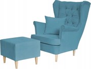 Fotel uszak z podnóżkiem Gaja Family Meble