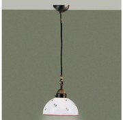 Kolarz 731.30.69 - Żyrandol na lince NONNA 1xE27/75W/230V śr. 20 cm czerwony