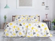 PrzytulneMieszkanie.pl PrzytulneMieszkanie.pl Pościel z kory TRIANGLE biała Rozmiar pościeli: 70 x 90 cm | 140 x 200 cm