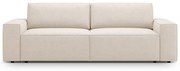 Beżowa rozkładana sofa z materiału bouclé 247 cm Jodie – Micadoni Home