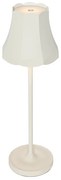 Zewnetrzna Lampa stołowa Retro do ładowania IP44 kremowa - Granny Retro Oswietlenie zewnetrzne