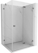 Mexen Lunar-F kabina prysznicowa składana prawa 85 x 80 cm, transparent, gun metal - 836-085-080-95-00-P