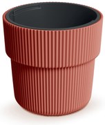 Donica ogrodowa z wkładem Milly 39 x 39 x 37 cm miedziany PROSPERPLAST