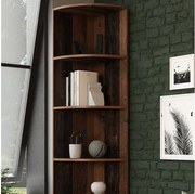 Półka narożna drewno antyczne 40x40x180 ecki