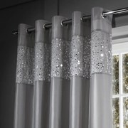 Szare zasłony zestaw 2 szt. 168x229 cm Glitzy Sequin – Catherine Lansfield