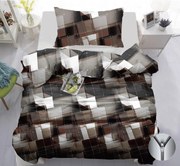 PrzytulneMieszkanie.pl PrzytulneMieszkanie.pl Bawełniana pościel VAREON brązowo-szara Rozmiar pościeli: 70 x 90 cm | 140 x 200 cm