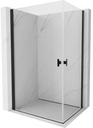 Mexen Mist-B Duo kabina prysznicowa uchylna 80 x 70 cm, transparent, czarna - 8A2-080-070-70-00